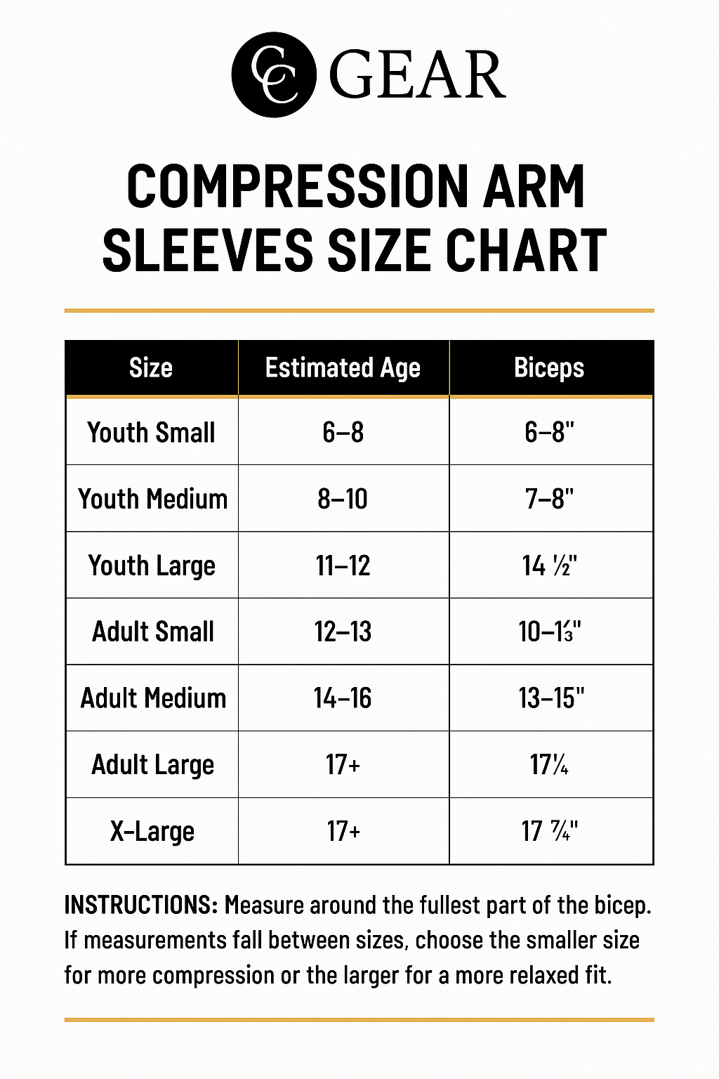 Style 092 – Solid Yellow Sleeve