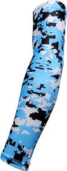 Light Blue/Black/White Digital Camo Sleeve