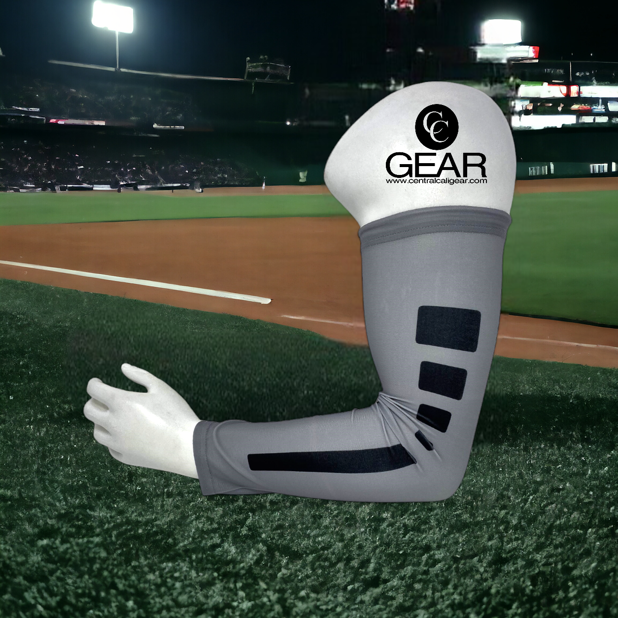 Gray w/ Black Stripe Sleeve