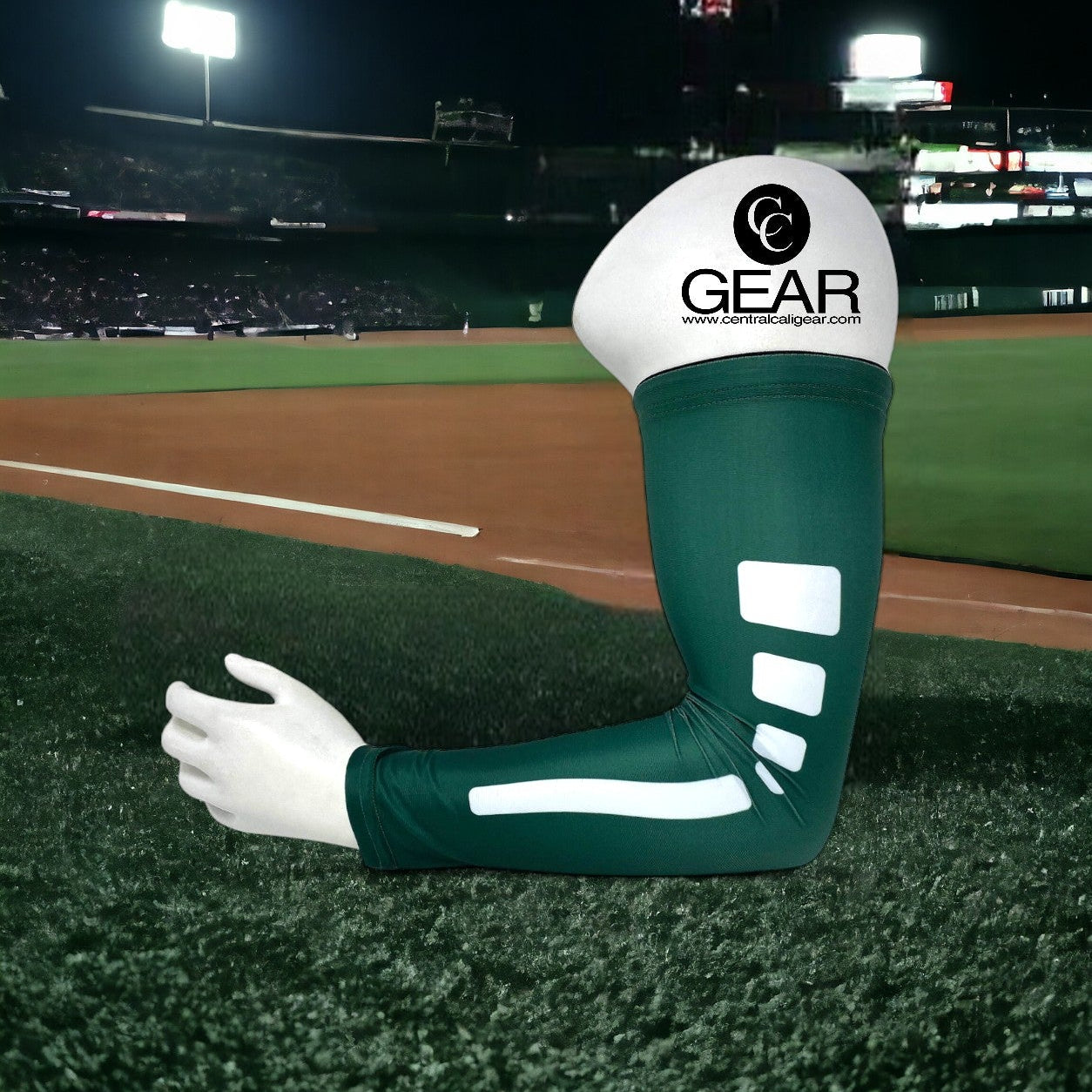 Green w/ White Stripe