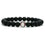 Baseball Beaded Bracelet - Black