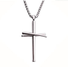 Bat Cross Chain- Silver